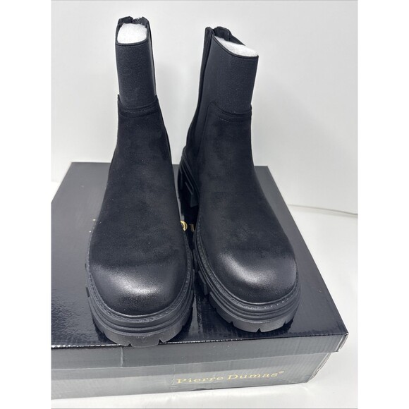 Women's Pierre Dumas Kasana Booties Black Zipper Similar To Gossip NEW Size 10 - Picture 4 of 7